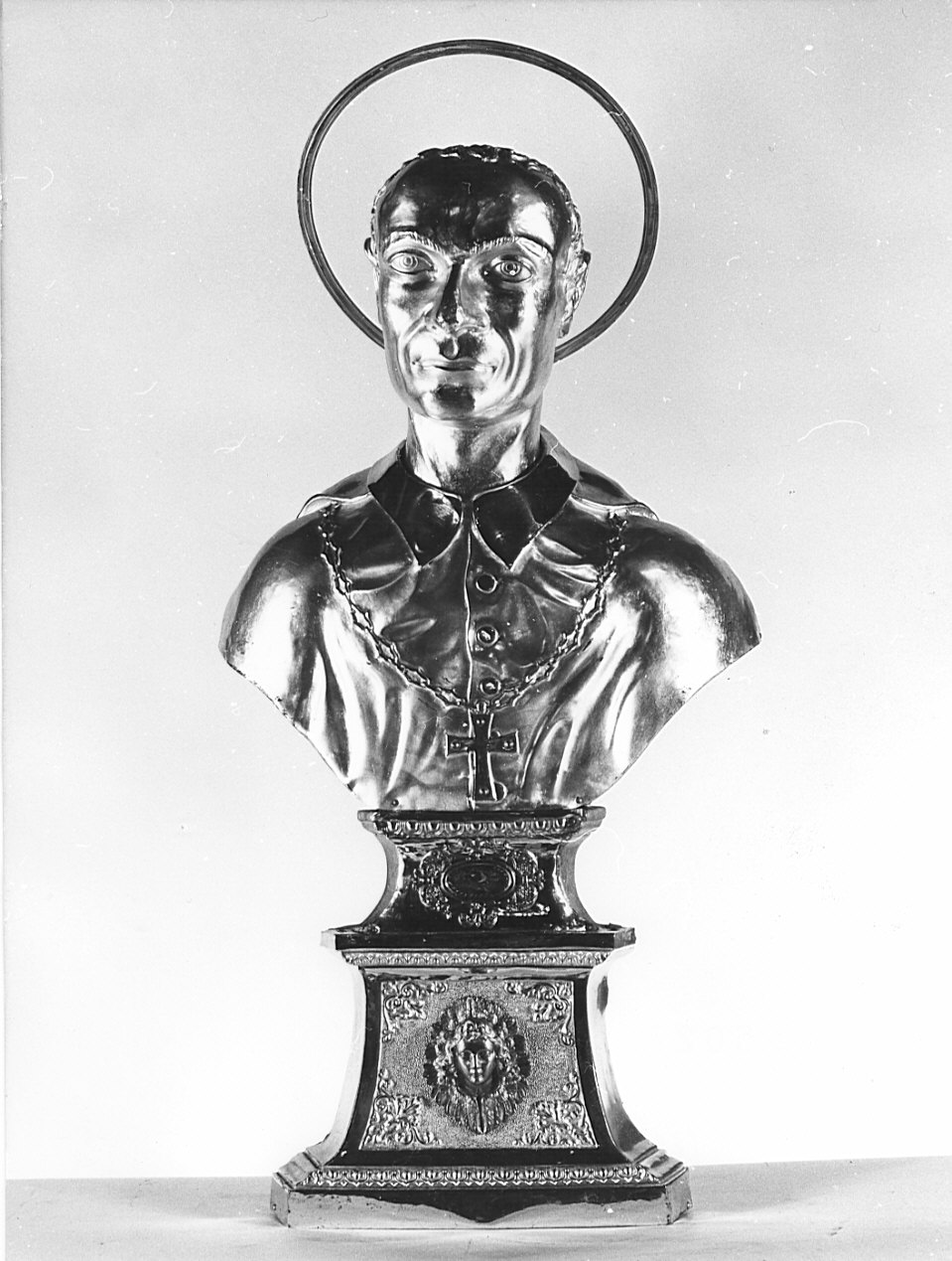San Carlo Borromeo (reliquiario - a busto, opera isolata) - bottega lombarda (prima metà sec. XIX)
