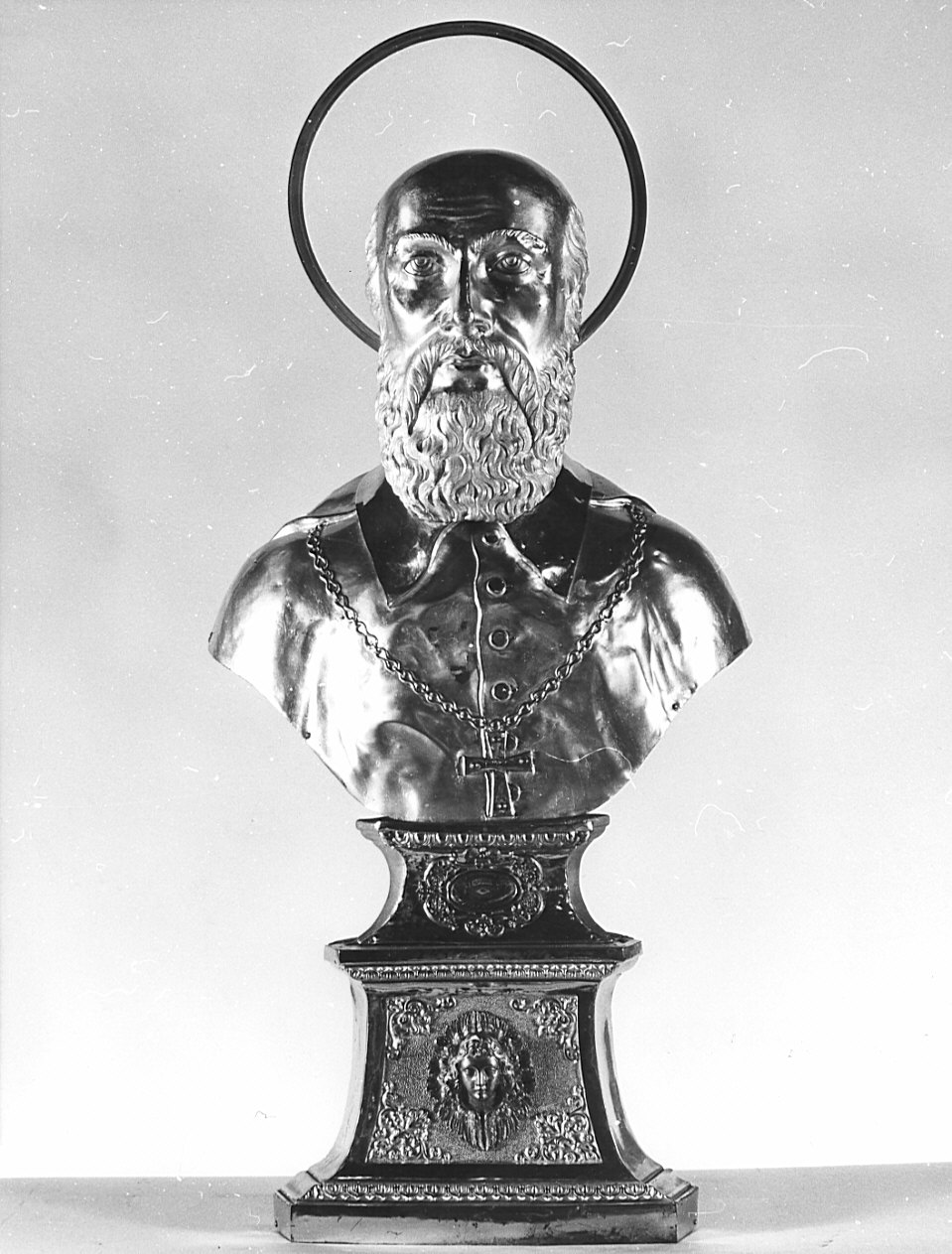 San Filippo Neri (reliquiario - a busto, opera isolata) - bottega lombarda (prima metà sec. XIX)