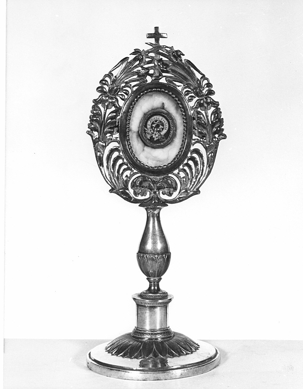 reliquiario - a ostensorio, opera isolata - bottega lombarda (metà sec. XIX)