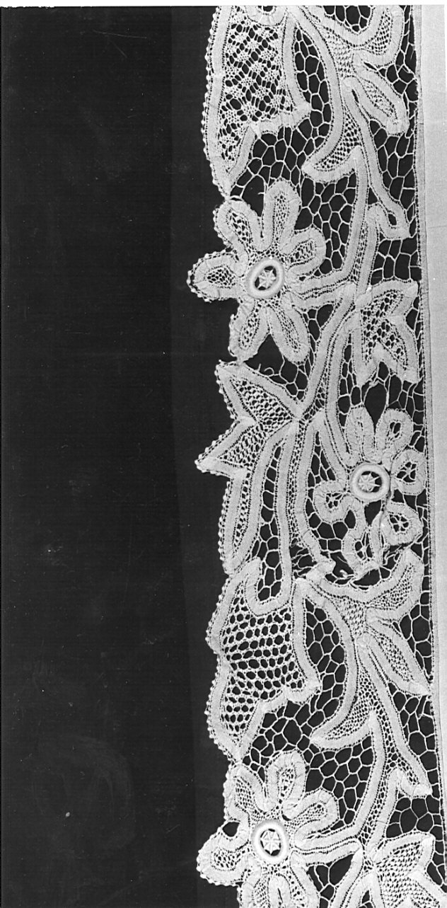 merletto, opera isolata - manifattura lombarda (seconda metà sec. XIX)