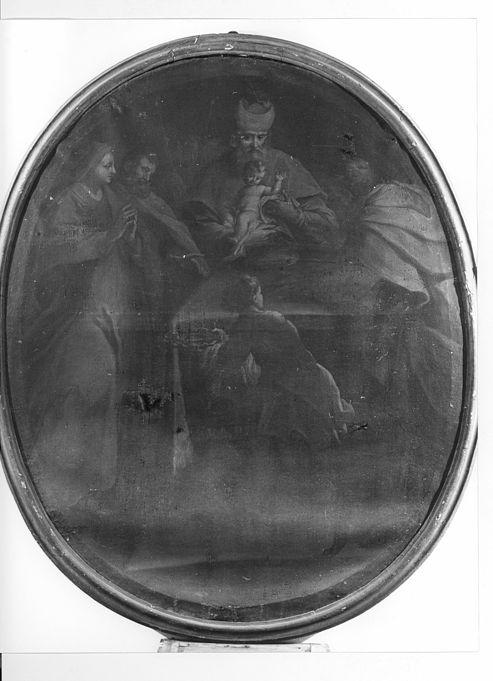 circoncisione di Gesù Bambino (dipinto, opera isolata) - bottega lombarda (sec. XIX)