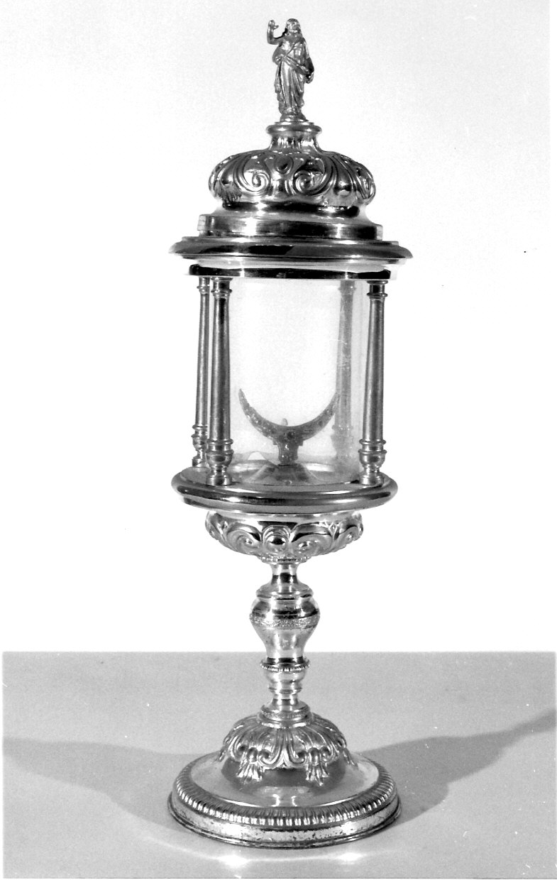 ostensorio architettonico, opera isolata - bottega lombarda (prima metà sec. XX)