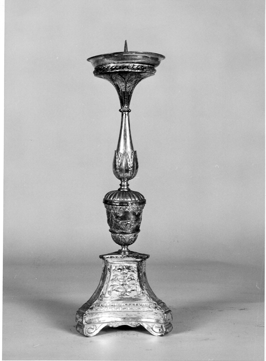 candelabro, opera isolata - bottega lombarda (prima metà sec. XIX)