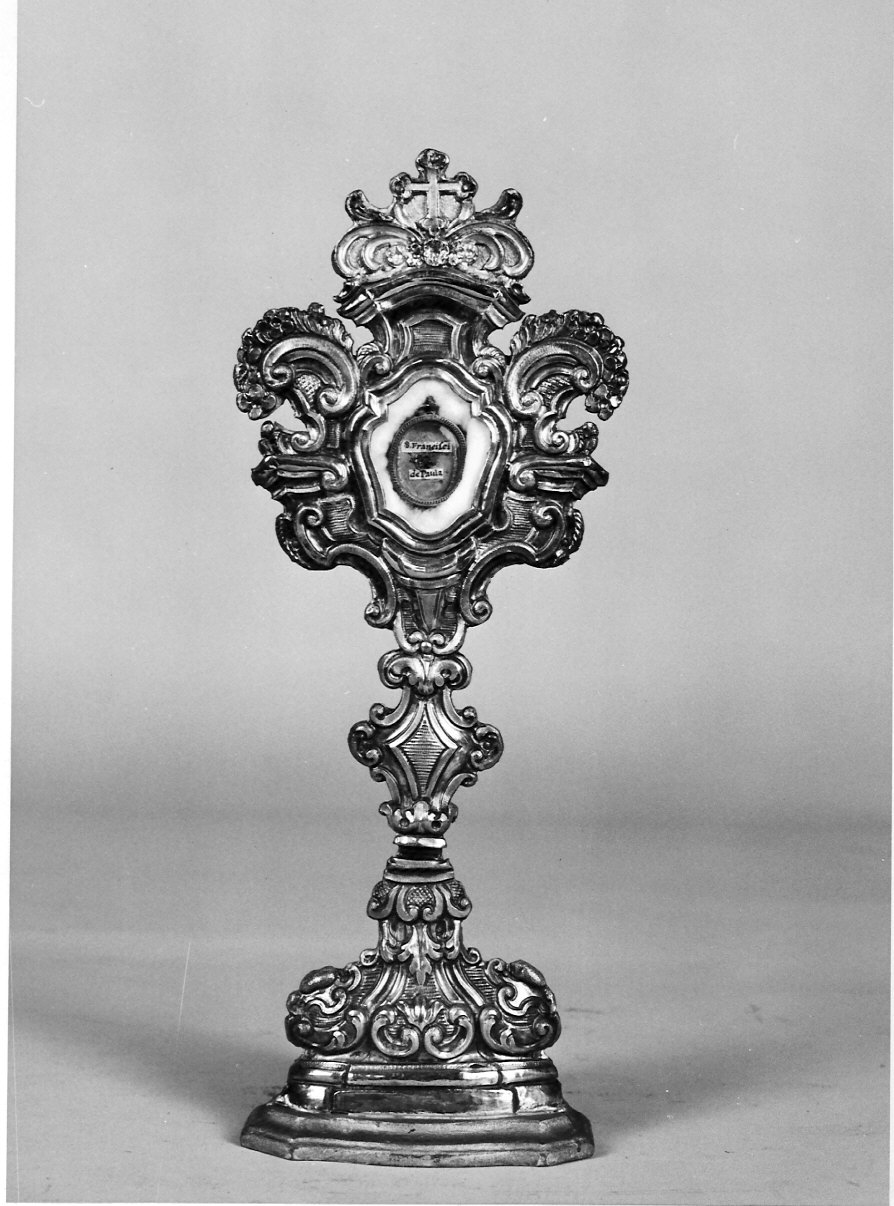 reliquiario - a ostensorio, opera isolata - bottega lombarda (sec. XVIII)