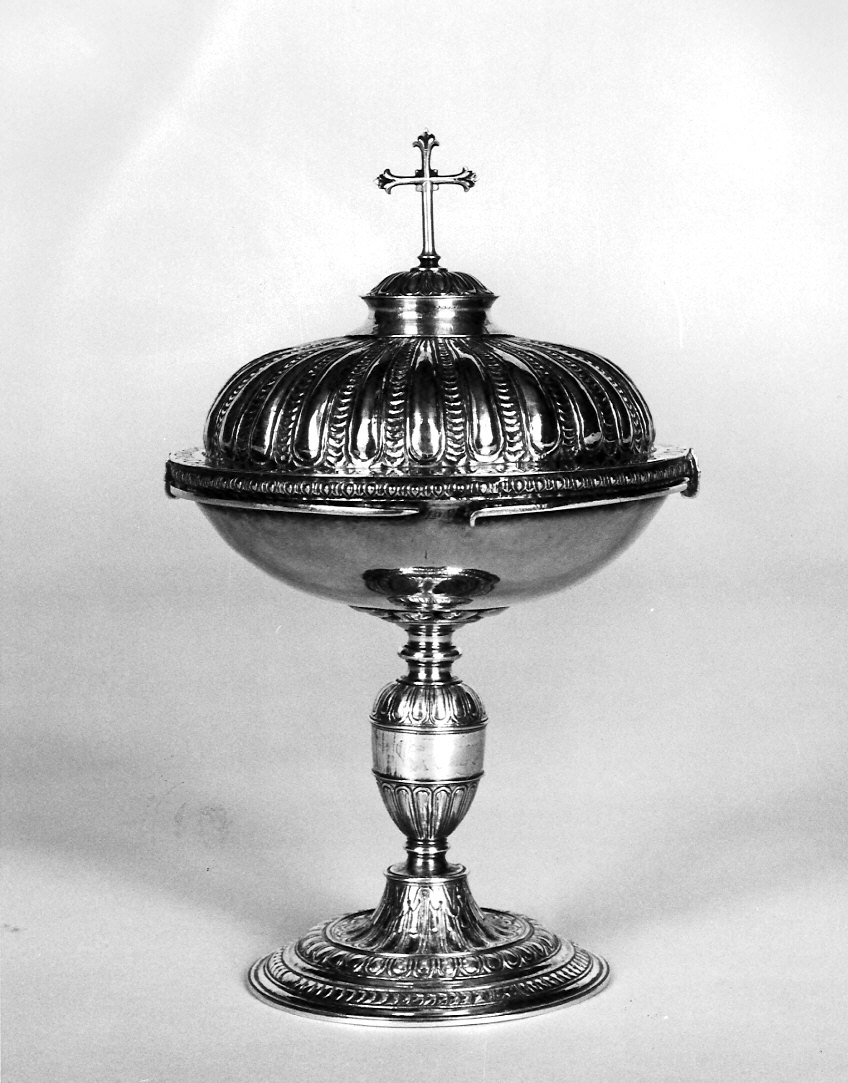 pisside, opera isolata - bottega lombarda (sec. XVI)