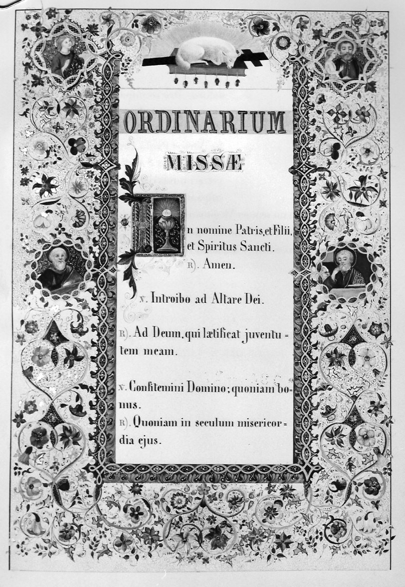 miniatura, elemento d'insieme di Albini Fioretto Antonietta (attribuito) (sec. XIX)