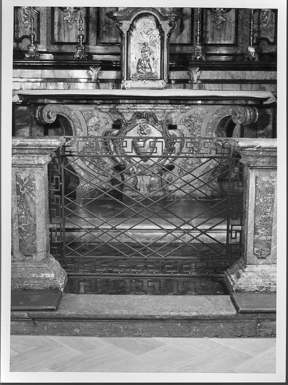 cancello, serie - bottega lombarda (fine/inizio secc. XVIII/ XIX)