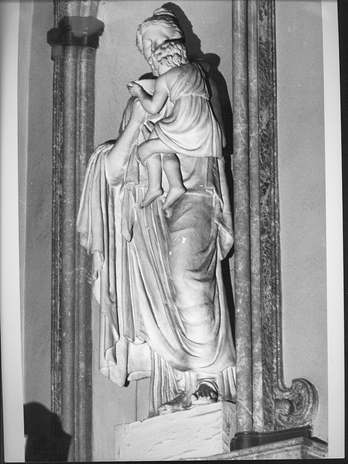 candelabro - a statua, coppia - bottega lombarda (sec. XX)