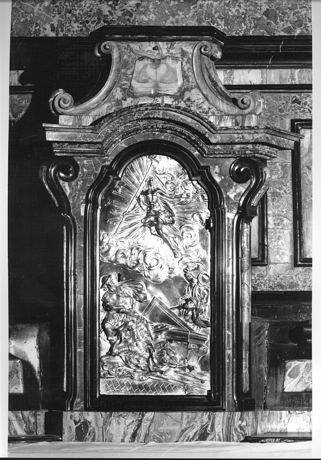 sportello di tabernacolo, opera isolata di Buzzi Giuseppe (attribuito) (seconda metà sec. XVIII)