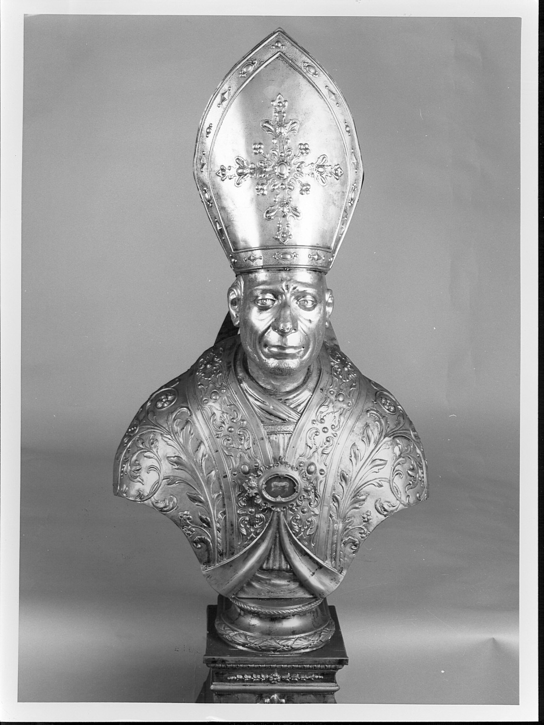 San Carlo (reliquiario - a busto, opera isolata) - bottega lombarda (secc. XVIII/ XIX)