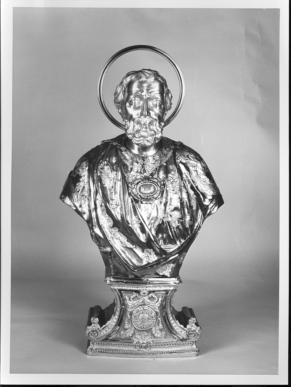 San Pietro (reliquiario - a busto, opera isolata) - bottega lombarda (sec. XVIII)