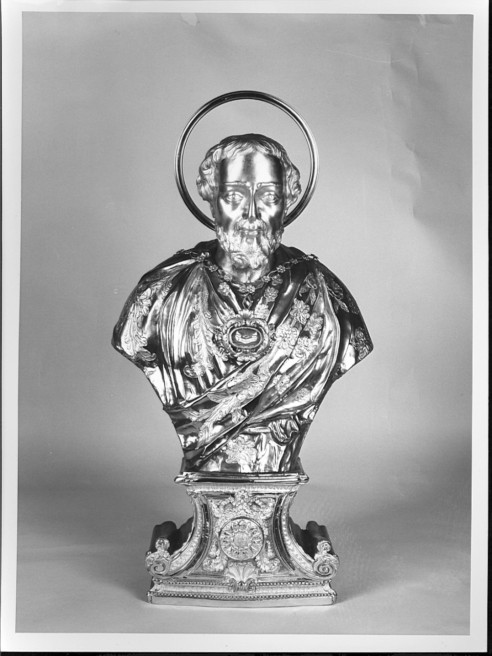 San Satiro (reliquiario - a busto, opera isolata) - bottega lombarda (sec. XVIII)