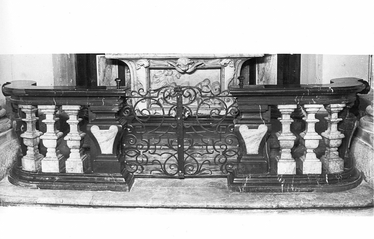 balaustrata di altare, opera isolata - bottega milanese (sec. XVIII)