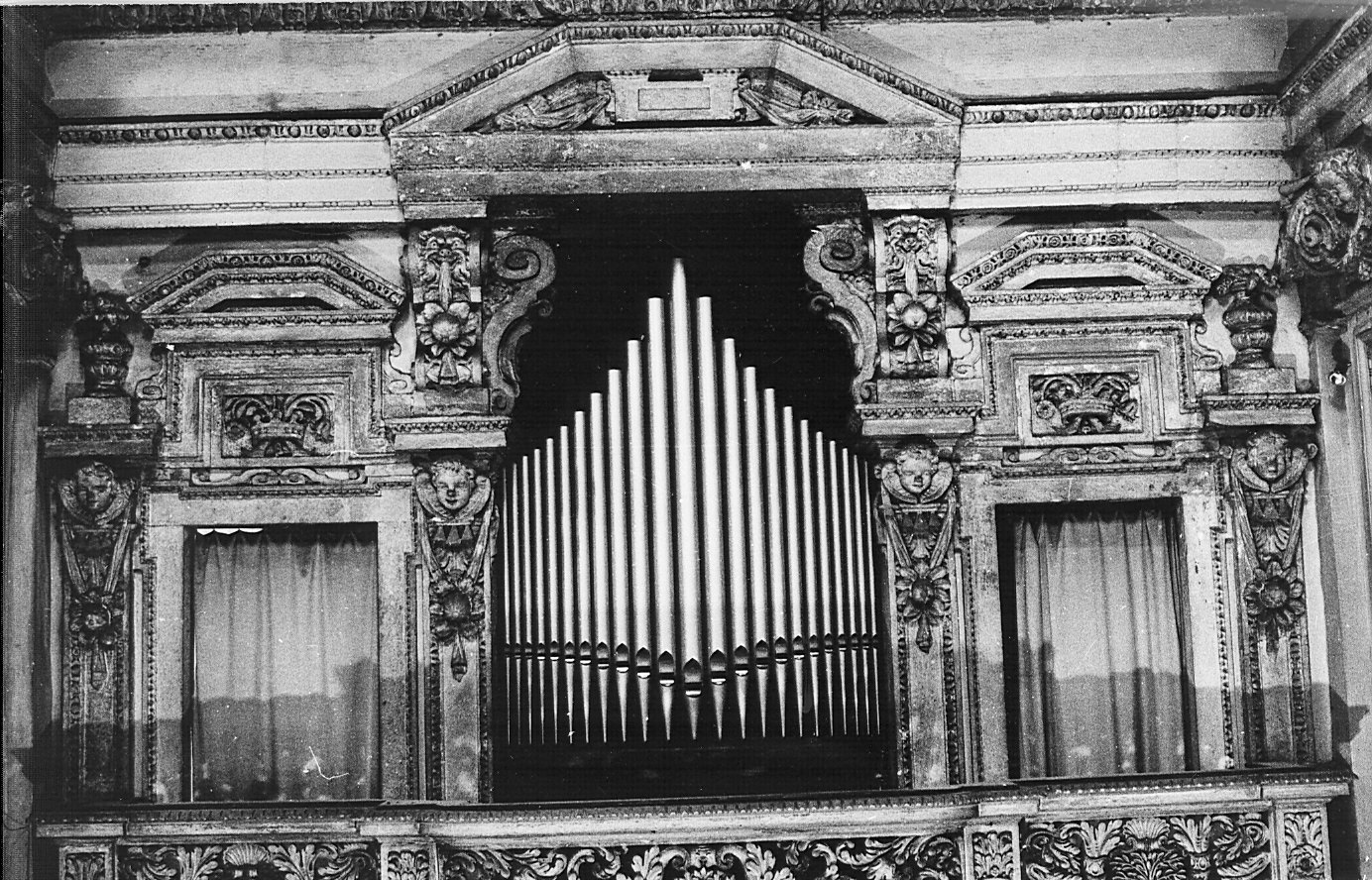 tribuna d'organo, coppia di Solari Cristoforo (sec. XVII)