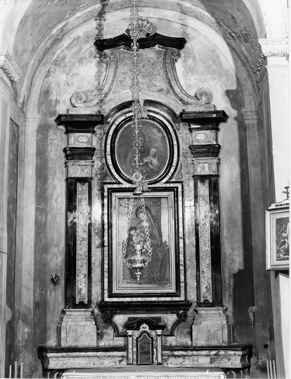 altare, complesso decorativo - bottega lombarda (seconda metà sec. XVIII)