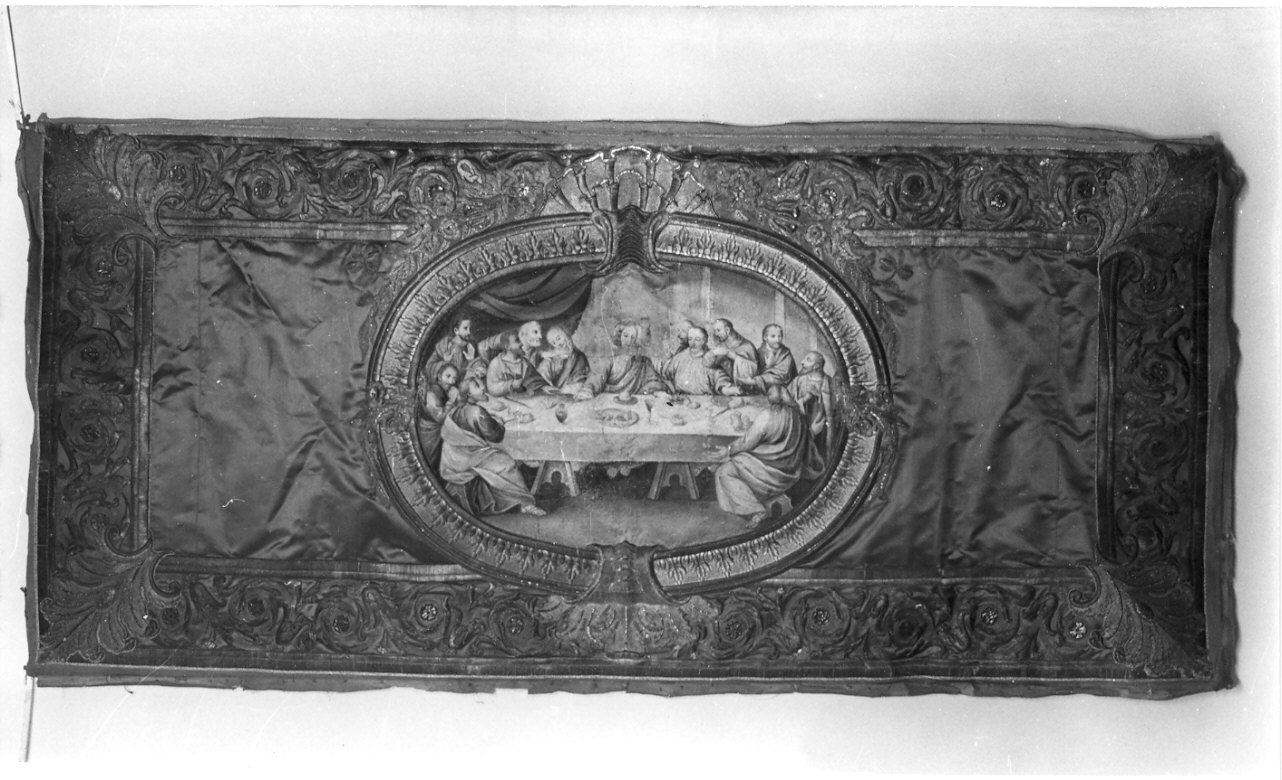 ultima cena (paliotto, opera isolata) - manifattura italiana (fine sec. XVII)