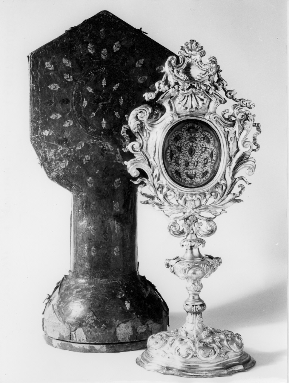 ostensorio, opera isolata - bottega italiana (sec. XVII, sec. XVIII)