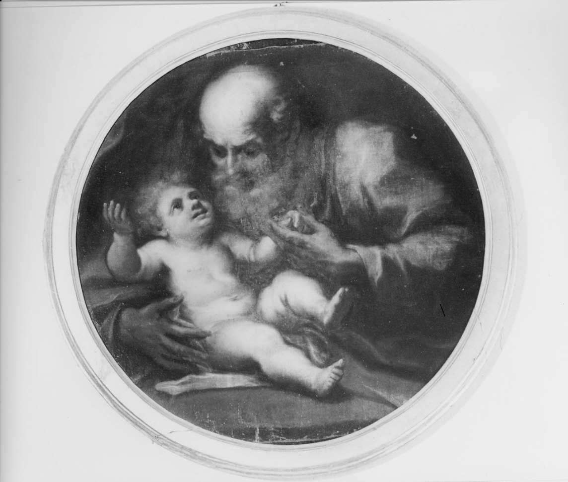 San Giuseppe e Gesù Bambino (dipinto, opera isolata) - ambito veneto (?) (sec. XVII)
