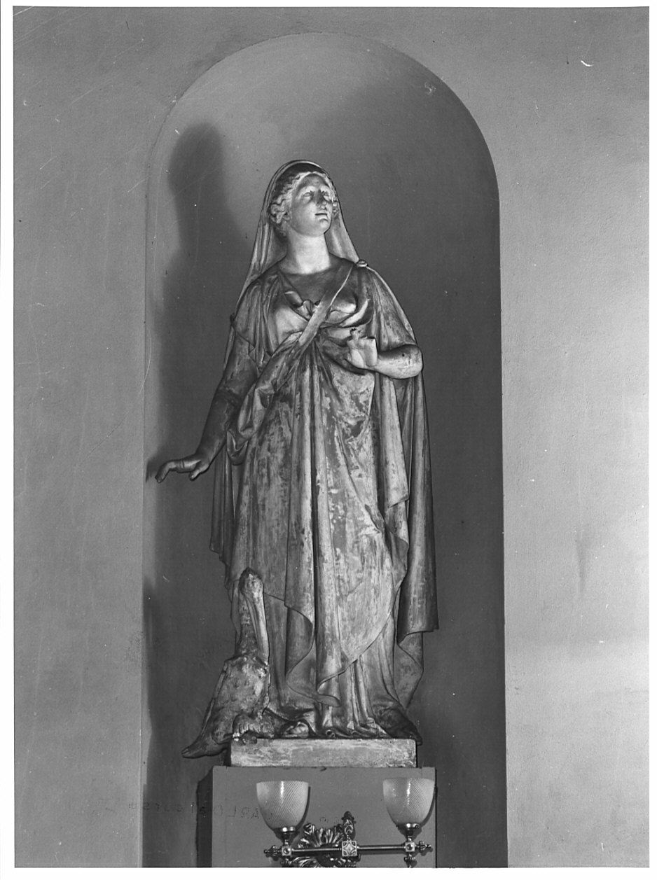 Carità di S. Carlo, Carità (statua, opera isolata) di Bellora Giovanni (sec. XIX)