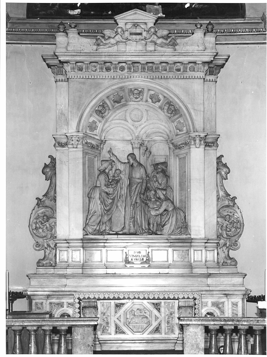 altare, complesso decorativo di Pandiani Giovanni, Pandiani Innocente (sec. XIX)