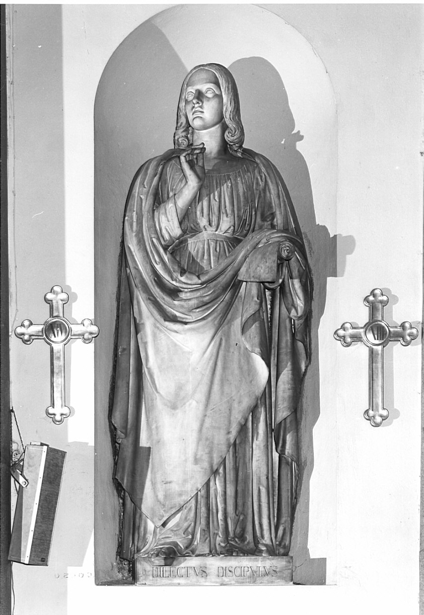 San Giovanni Evangelista (statua, opera isolata) - bottega italiana (metà sec. XIX)