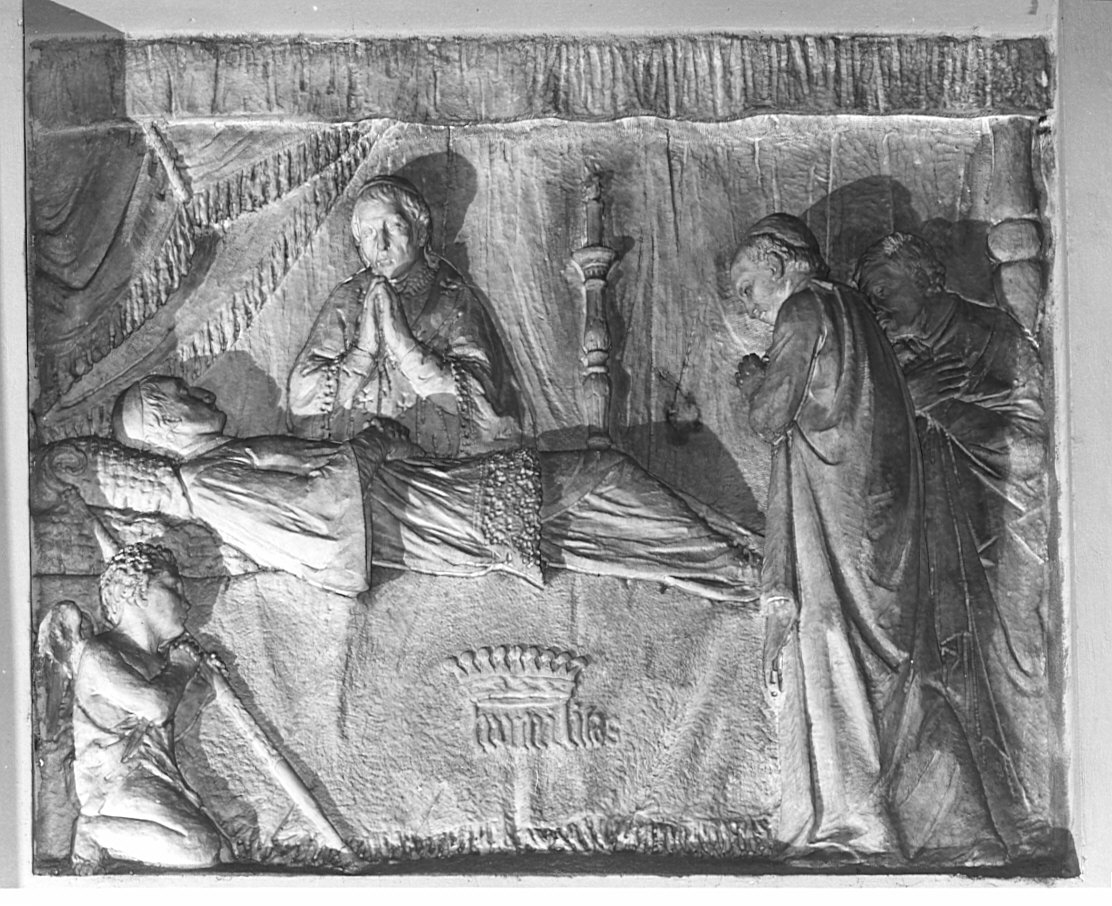 episodi della vita di San Carlo Borromeo (rilievo, opera isolata) di Seleroni Giovanni (attribuito) (ultimo quarto sec. XIX)