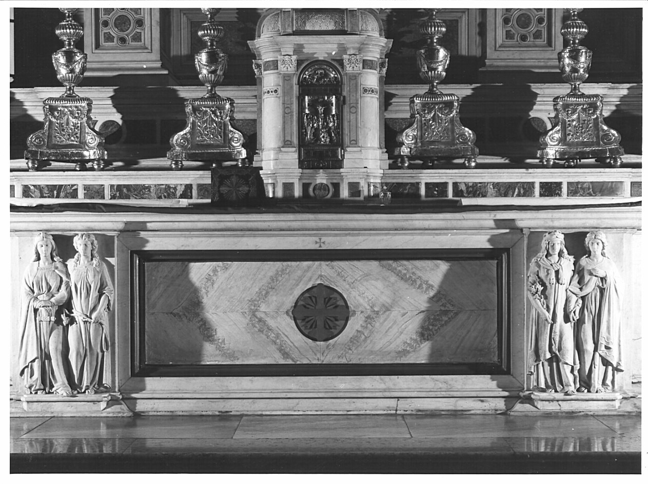 Virtù Cardinali (statuetta, elemento d'insieme) di Emanueli Giovanni (terzo quarto sec. XIX)