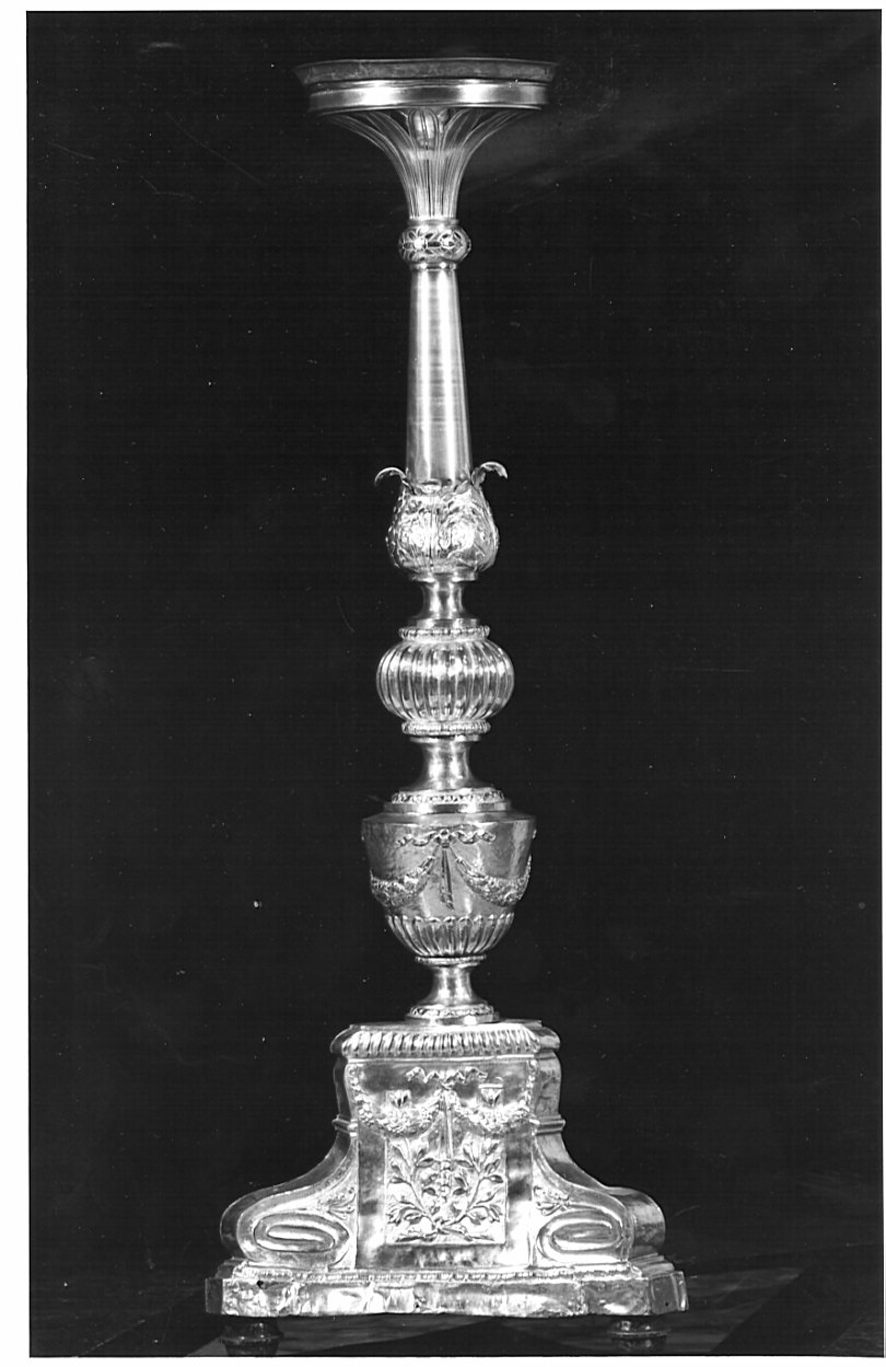 candelabro, serie - bottega lombarda (prima metà sec. XIX)