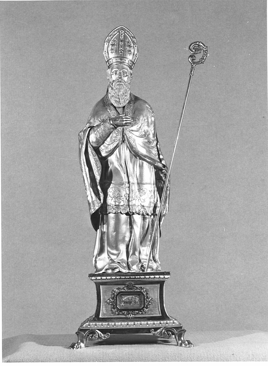 reliquiario - a statua, serie - bottega lombarda (sec. XIX)