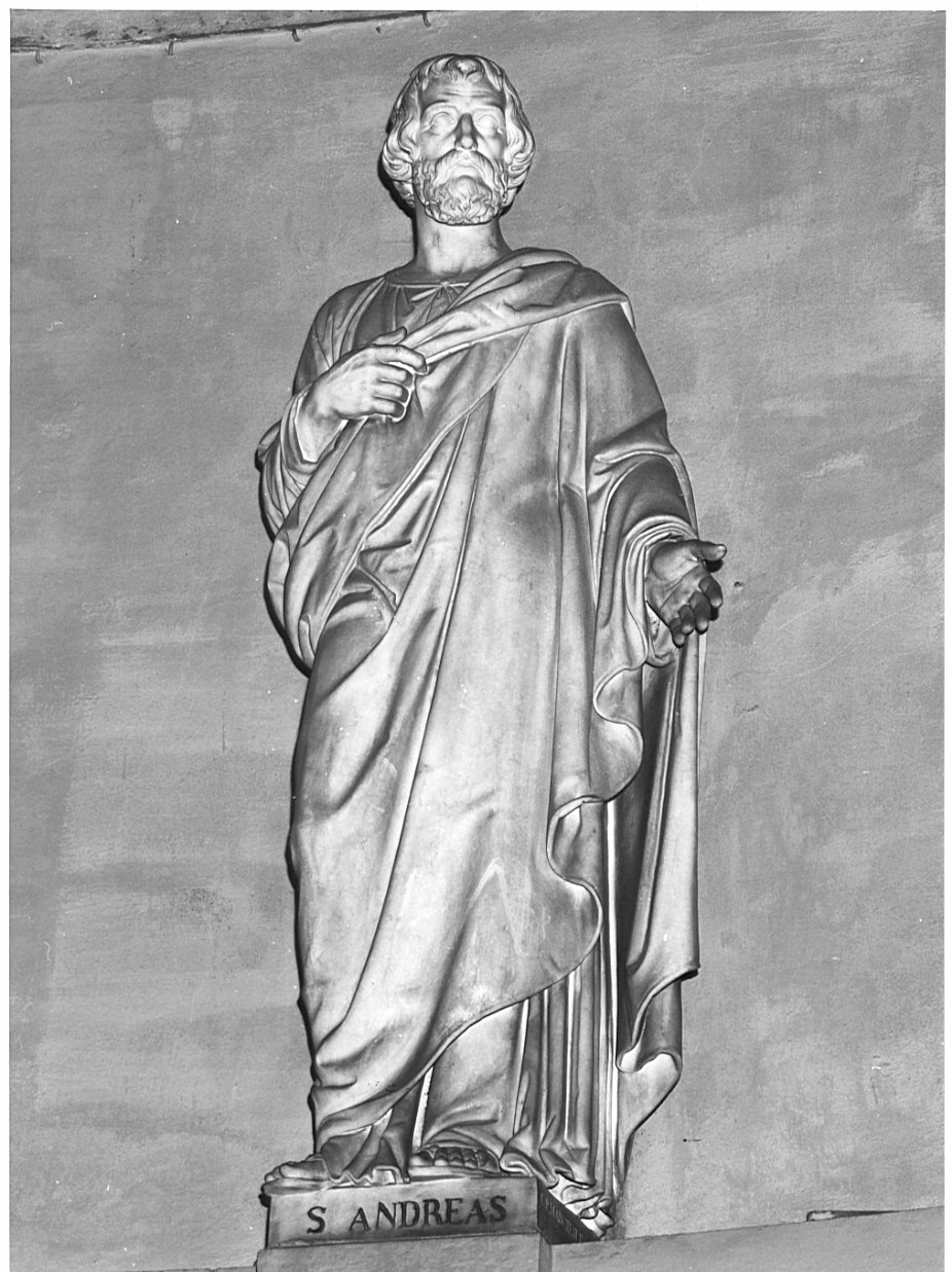 Sant'Andrea (statua, elemento d'insieme) di Marchesi Pompeo (metà sec. XIX)