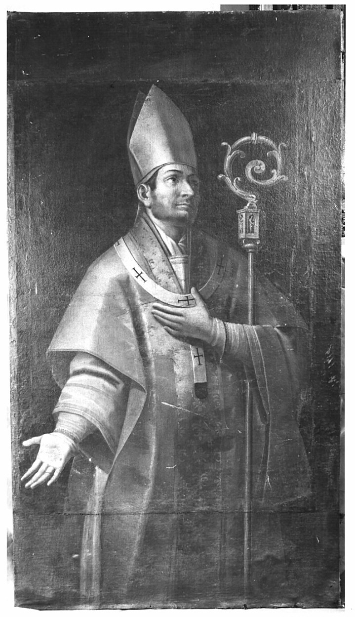 San Carlo Borromeo (dipinto, opera isolata) - ambito lombardo (seconda metà sec. XVII)