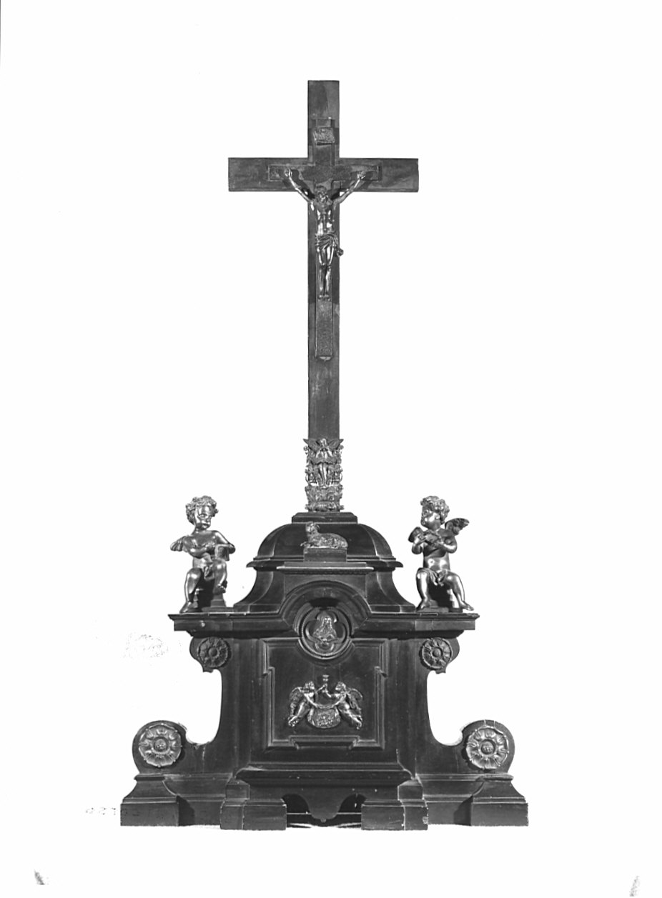 croce d'altare, opera isolata - bottega lombarda (sec. XIX)