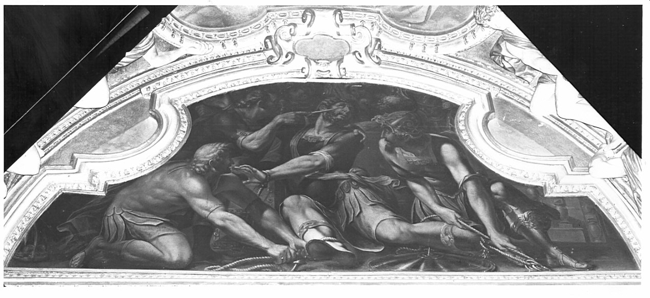 A Sansone vengono strappati gli occhi (dipinto, opera isolata) di Nuvolone Panfilo (sec. XVII)