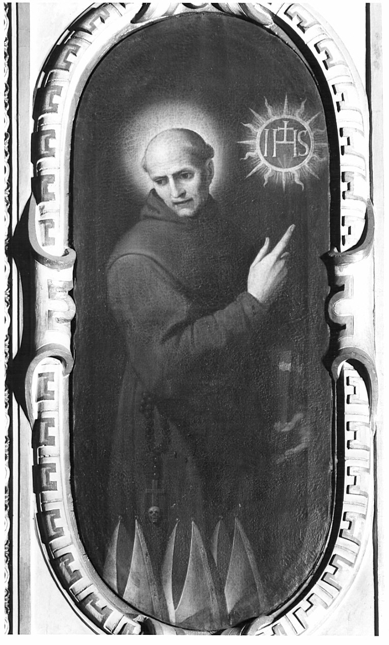 San Bernardino da Siena (dipinto, opera isolata) di Procaccini Camillo (bottega) (prima metà sec. XVII)