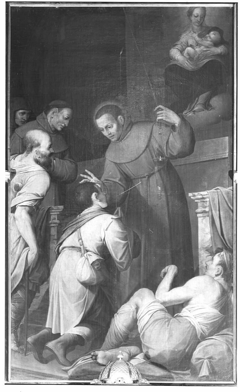 San Diego guarisce gli infermi (dipinto, opera isolata) di Procaccini Camillo (sec. XVII)