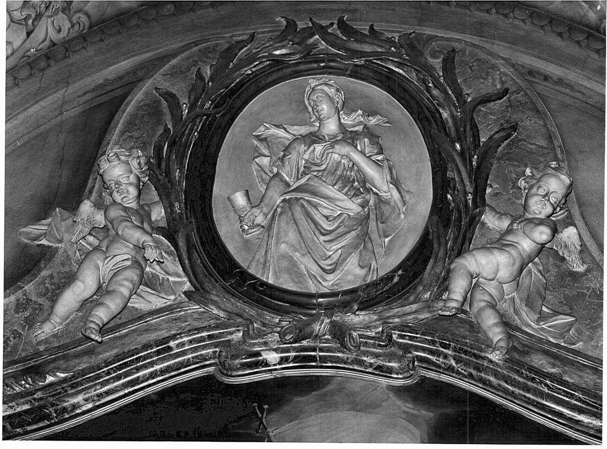 allegoria della Fede (rilievo, opera isolata) di Rusnati Giuseppe (attribuito) (sec. XVIII)