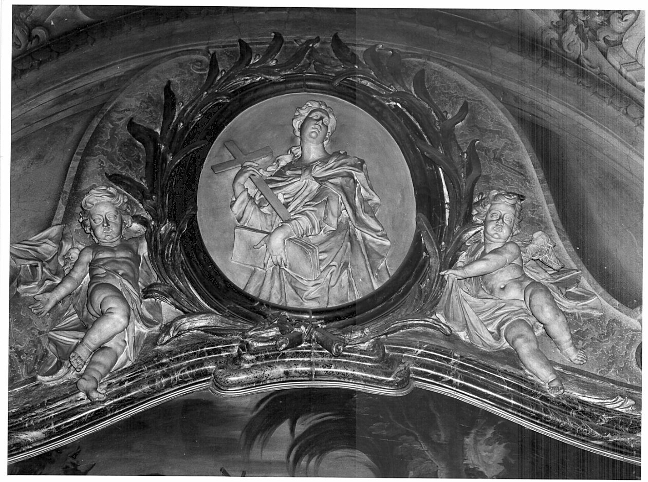 allegoria della Penitenza (rilievo, elemento d'insieme) di Rusnati Giuseppe (attribuito) (sec. XVIII)