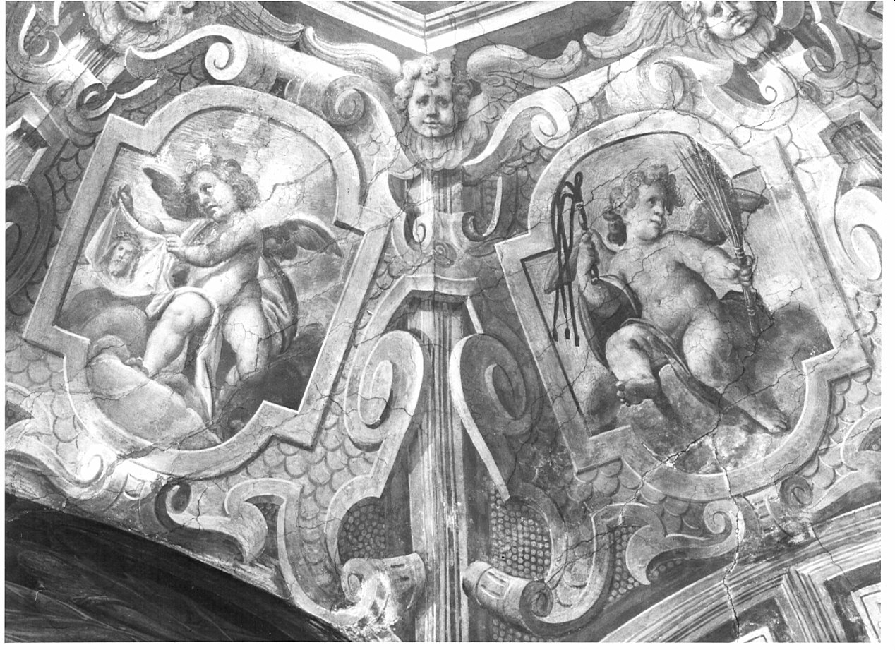 angeli (dipinto, elemento d'insieme) di Della Rovere Giovanni Battista detto Fiammenghino, Della Rovere Giovanni Mauro detto Fiammenghino (sec. XVII)