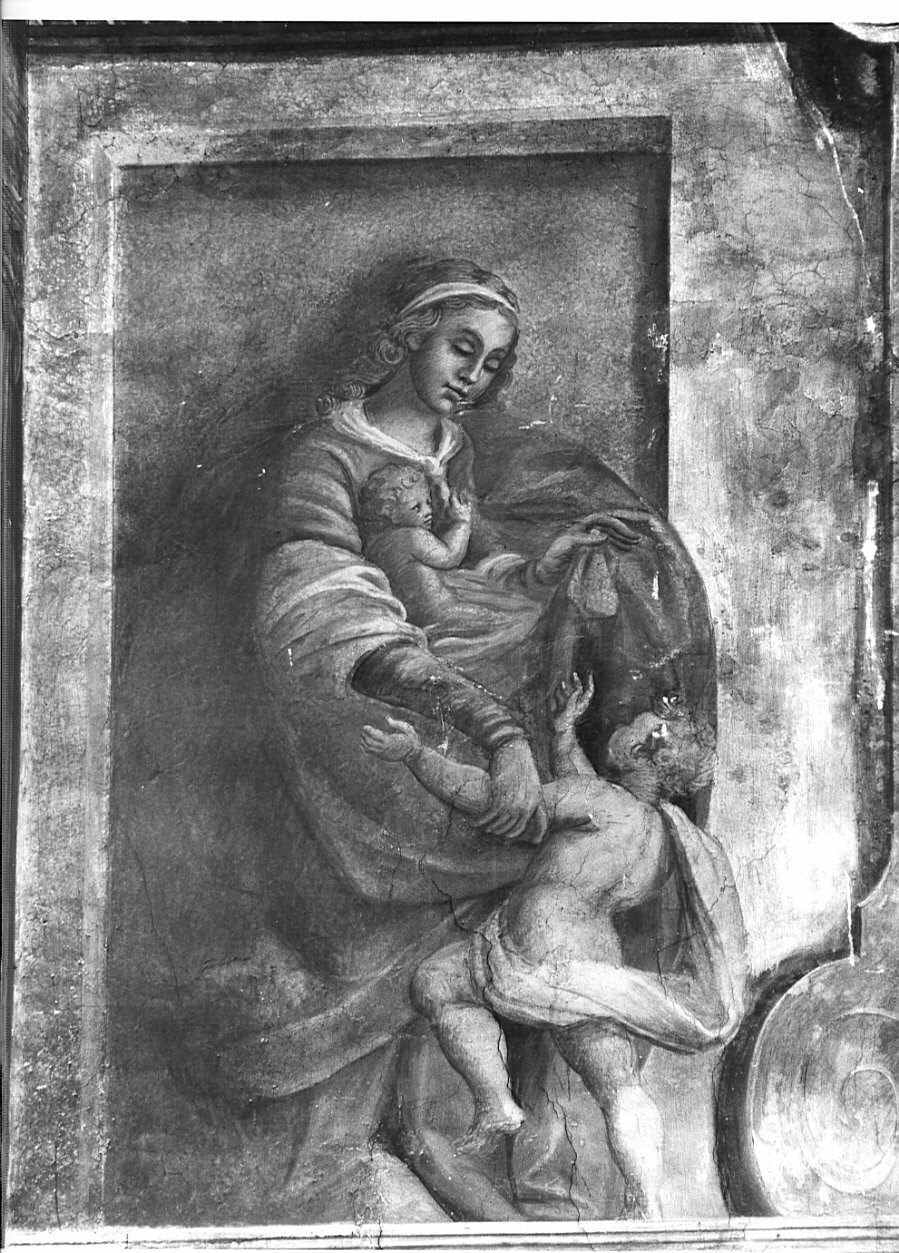 allegoria della Carità/ allegoria della Fede (dipinto, opera isolata) di Della Rovere Giovanni Battista detto Fiammenghino, Della Rovere Giovanni Mauro detto Fiammenghino (sec. XVII)