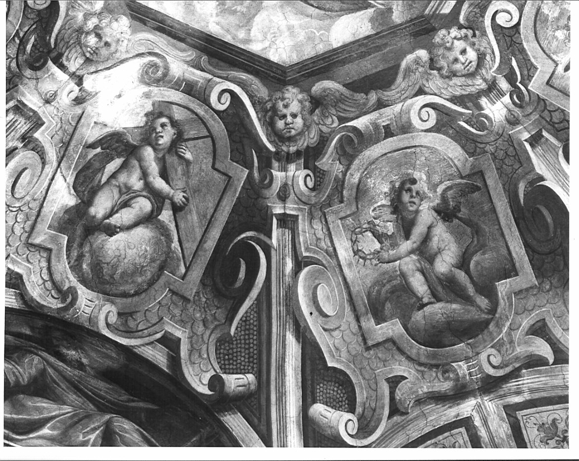 angeli (dipinto, elemento d'insieme) di Della Rovere Giovanni Battista detto Fiammenghino, Della Rovere Giovanni Mauro detto Fiammenghino (sec. XVII)