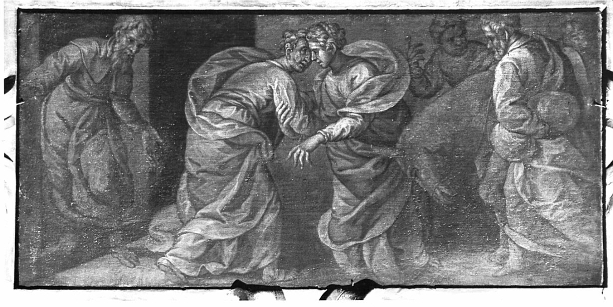 visitazione (dipinto, opera isolata) - ambito lombardo (fine/inizio secc. XVII/ XVIII)