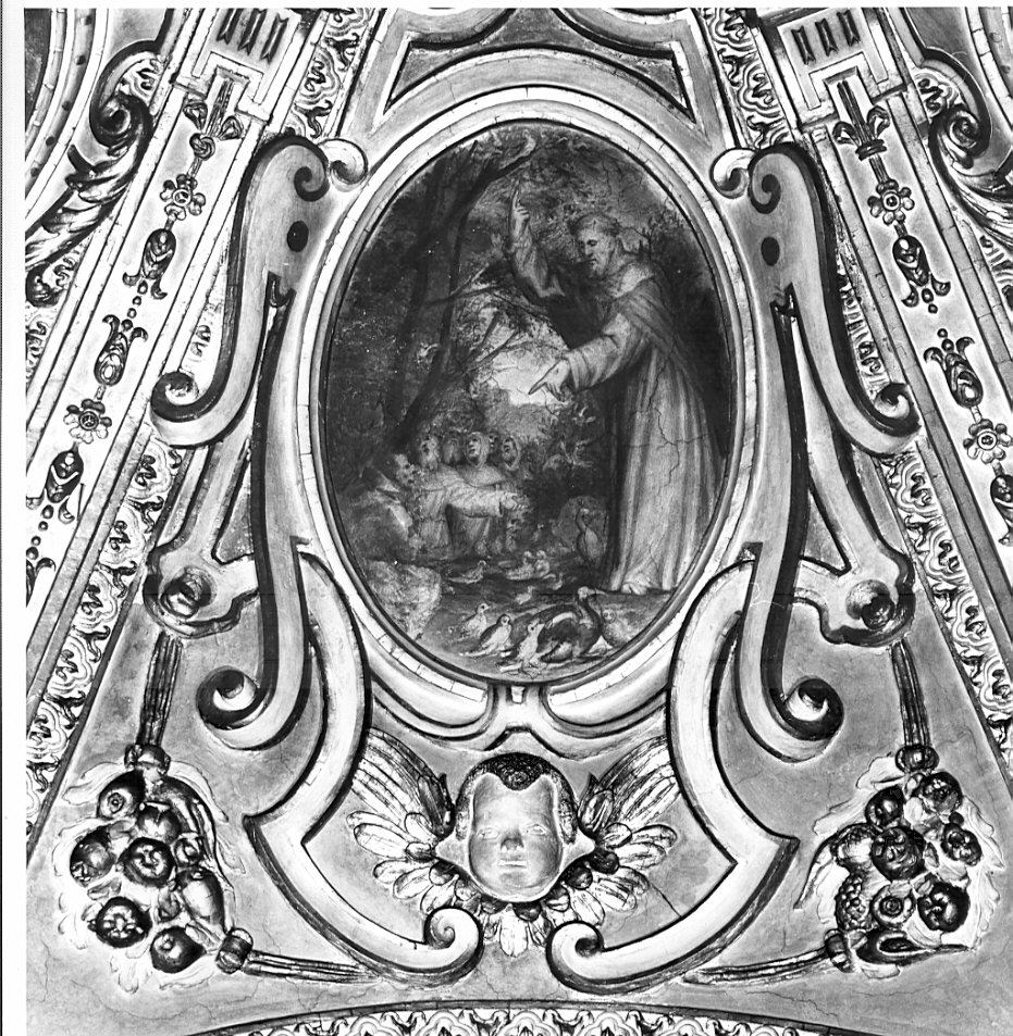 storie della vita di San Francesco (decorazione pittorica, elemento d'insieme) di Della Rovere Giovanni Battista detto Fiammenghino, Della Rovere Giovanni Mauro detto Fiammenghino (sec. XVI)
