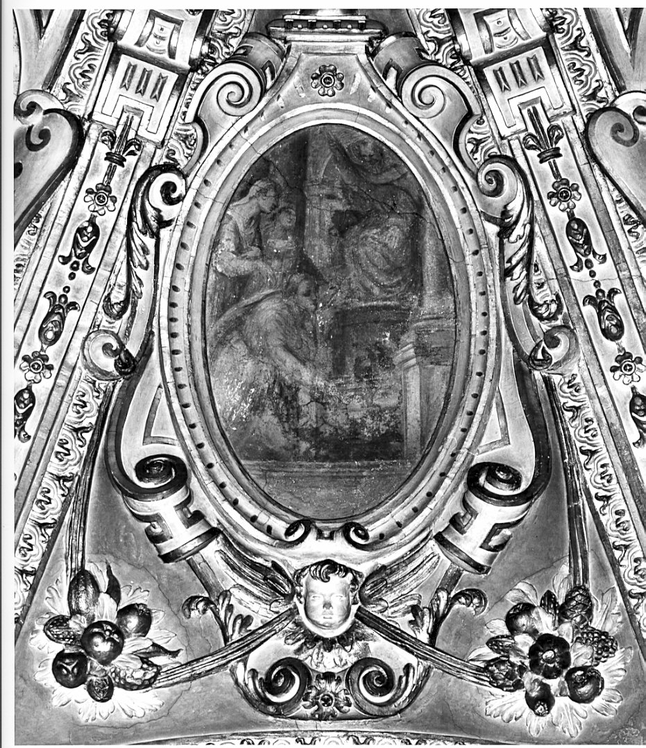 storie della vita di San Francesco (decorazione pittorica, elemento d'insieme) di Della Rovere Giovanni Battista detto Fiammenghino, Della Rovere Giovanni Mauro detto Fiammenghino (sec. XVI)