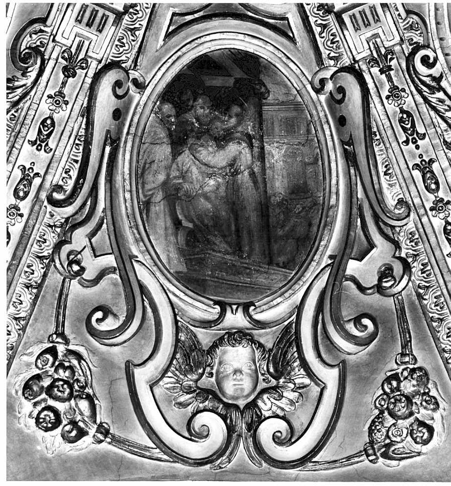 storie della vita di San Francesco (decorazione pittorica, elemento d'insieme) di Della Rovere Giovanni Battista detto Fiammenghino, Della Rovere Giovanni Mauro detto Fiammenghino (sec. XVI)