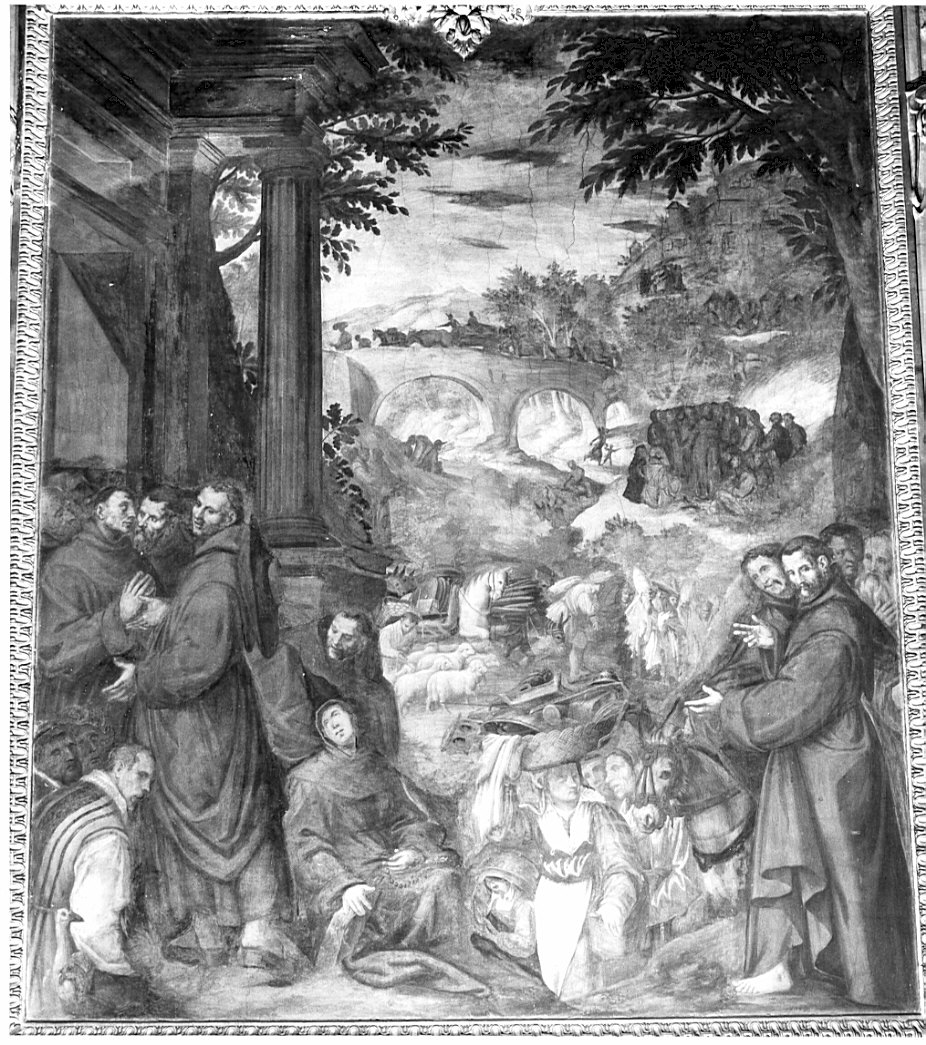 Il capitolo delle stuoie (dipinto, opera isolata) di Della Rovere Giovanni Battista detto Fiammenghino, Della Rovere Giovanni Mauro detto Fiammenghino (sec. XVI)