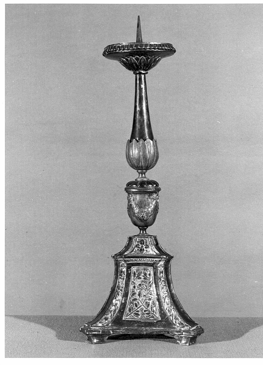 candelabro, opera isolata - bottega lombarda (inizio sec. XIX)
