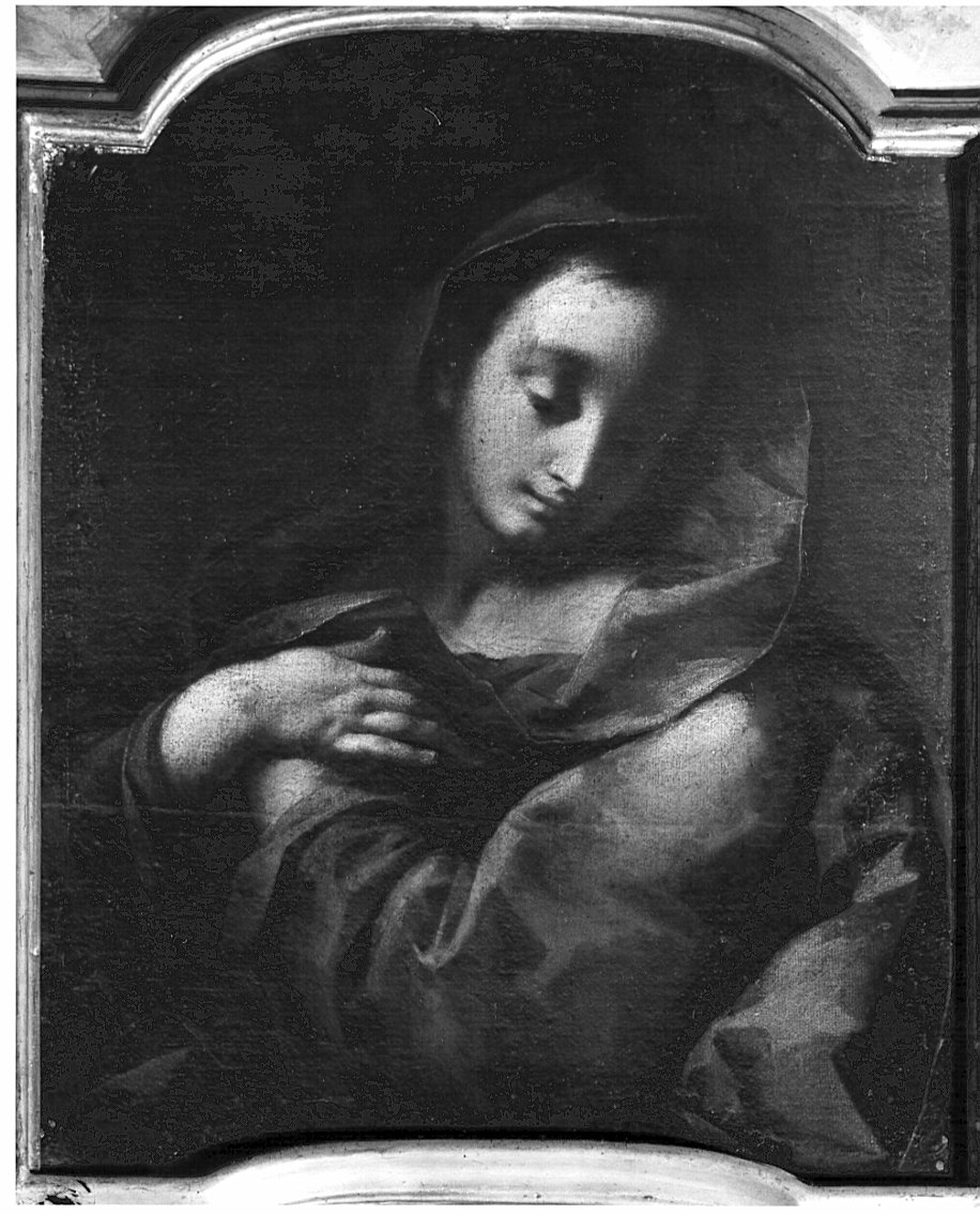 Vergine annunciata (dipinto, pendant) di Procaccini Camillo (scuola) (prima metà sec. XVII)