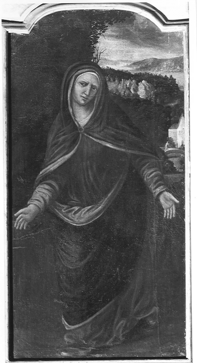Madonna addolorata (dipinto, opera isolata) - ambito lombardo (metà sec. XVII)