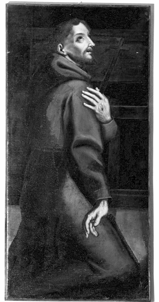 San Francesco (dipinto, opera isolata) di Procaccini Camillo (scuola) (prima metà sec. XVII)