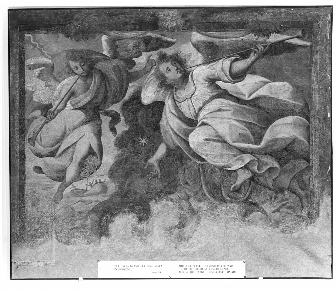 Il suono della tromba (dipinto, opera isolata) di Procaccini Camillo (prima metà sec. XVII)